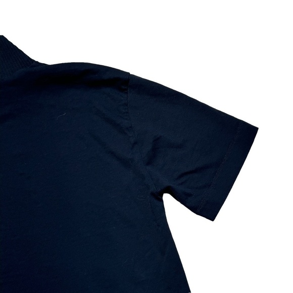 Zara Woman’s Black Urban Heroines Short Sleeve Mock Neck Top U.S. Medium - Picture 6 of 8